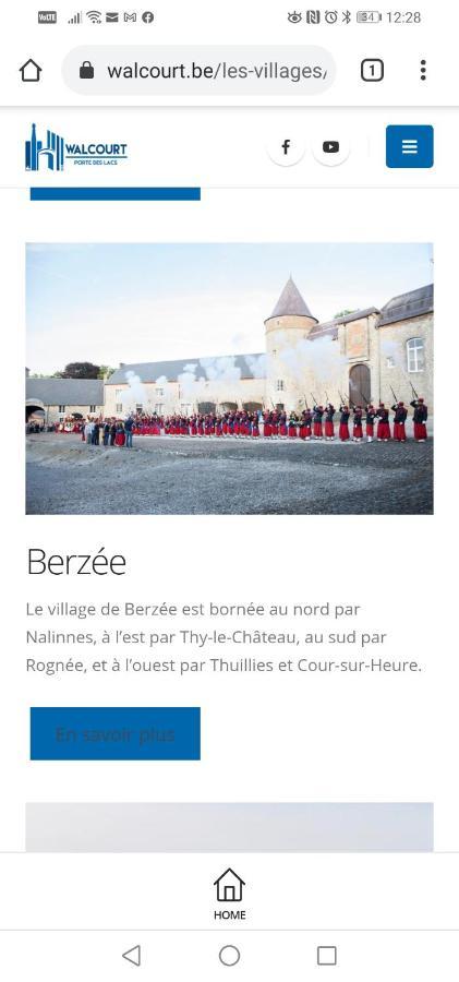 Maison D'Hote Les Notes Endormie Chambre Secrete Berzee エクステリア 写真
