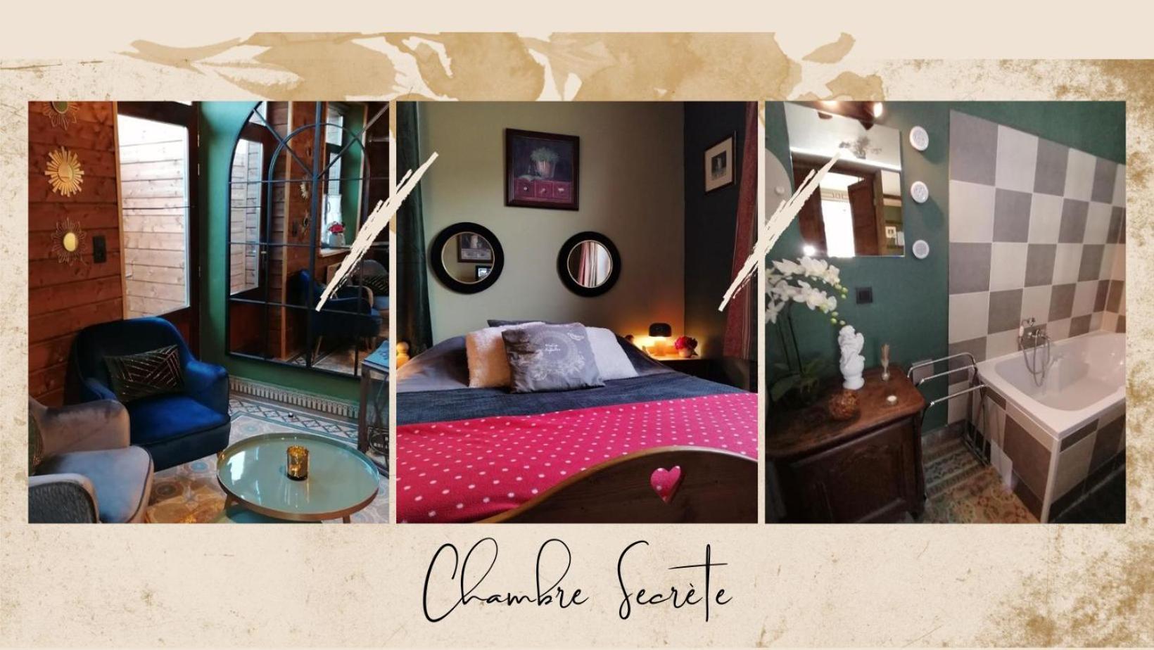 Maison D'Hote Les Notes Endormie Chambre Secrete Berzee エクステリア 写真